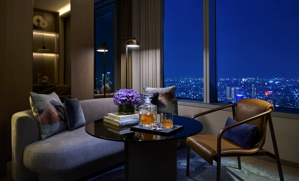 Photo of the sky high Pan Pacific Hote