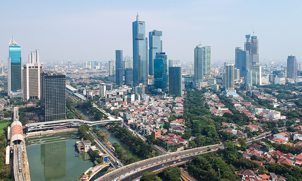Thamrin Nine Premium Office Toer from afar