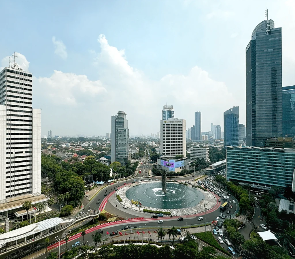 Transportation hub around Thamrin Nine