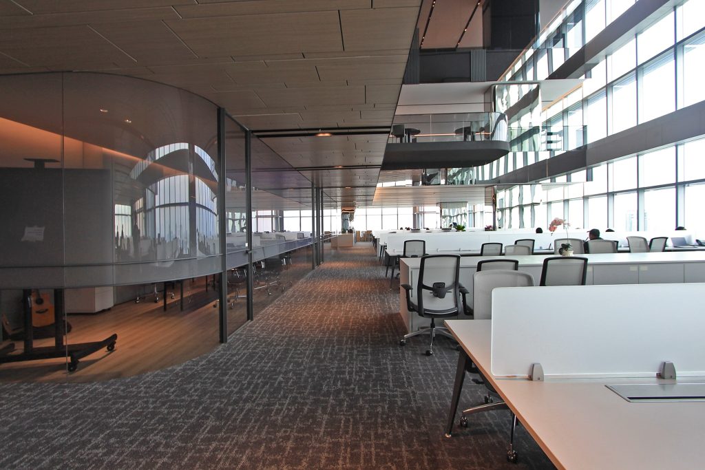 Interior inside Thamrin Nine luxury office space