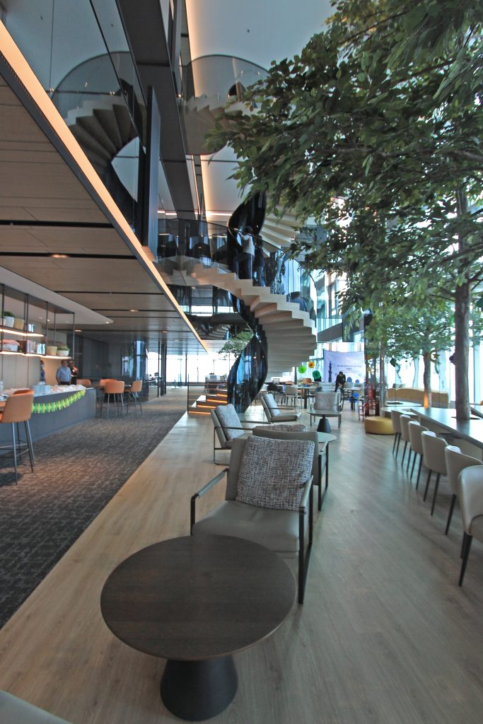 showcase the office space inside Thamrin Nine